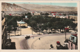 XU 24-(26) VALENCE - LE CHAMP DE MARS - VUE VERS SAINT PERAY - CARTE COLORISEE - 2 SCANS - Valence