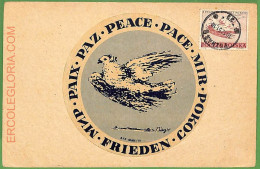 ZA0386 - POLAND - Postal History - MAXIMUM CARD - Birds DOVES Picasso - 1951 - Cartoline Maximum