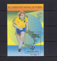 Brazil 1990 Football Soccer World Cup S/s MNH - 1990 – Italy