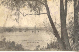 CPA - VILLENNES - LE GRAND BRAS DE LA SEINE PRES DE L'ILE (RARE CLICHE) - Villennes-sur-Seine