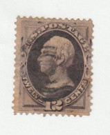 ZUsaO151  --  USA  1870/71  --  Le  Très  Intéressant  TIMBRE  N° 151(Scott)  Ayant  Voyagé - Used  --  Webster - Gebruikt