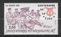 SAINT PIERRE ET MIQUELON N°   545  "  LA LYRE " - Unused Stamps