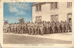 CPA - CAMP DE SISSONNE - LE RASSEMBLEMENT - Sissonne