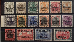 België, 1916, OC10/25, Mooi Centraal Gestempeld, OBP 185€ - OC1/25 Generaal Gouvernement