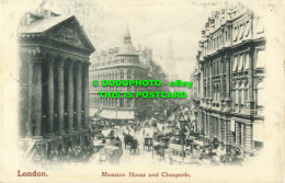 R562356 London. Mansion House And Cheapside. The London Stereoscopic Company Ser - Other & Unclassified