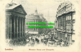 R562356 London. Mansion House And Cheapside. The London Stereoscopic Company Ser - Sonstige & Ohne Zuordnung