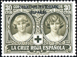 MAROCCO SPAGNOLO, SPANISH MOROCCO, CROCE ROSSA, RED CROSS, 1926, NUOVO (MLH*) Scott:ES-MA B8, Yt:ES-MA 126 - Spaans-Marokko