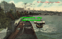 R562367 London. The Thames Embankment. W. H. S - Andere & Zonder Classificatie