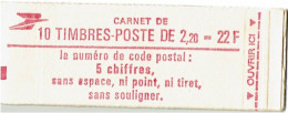 CARNETS DE FRANCE - 3 CARNETS LIBERTE 2f20 AVEC VARIETES (VOIR DESCRIPTIF) IMPORTANTES ADHERENCES-NON REPRIS NI ECHANGE - Modern : 1959-…