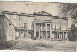 YO 6-(30) UZES - HOTEL DU BARON DE CASTILLE -  COLL. BORELLY FILS , UZES - 2 SCANS - Uzès