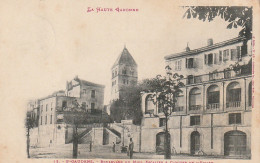 YO 7-(31) SAINT GAUDENS - BOULEVARD DU MIDI , ESCALIER ET CLOCHER DE L' EGLISE - EDIT. LABOUCHE , TOULOUSE  - 2 SCANS - Saint Gaudens