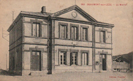 YO 7-(31) BEAUMONT SUR LEZE - LA MAIRIE - EDIT . POURCIEL - 2 SCANS - Altri & Non Classificati