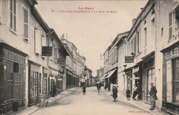 YO 12-(32) L' ISLE EN JOURDAIN - LA RUE DE METZ - ANIMATION - VILLAGEOIS - COMMERCES - 2 SCANS - Other & Unclassified