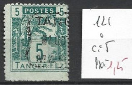 MAROC FRANCAIS TANGER A FEZ 121 Oblitéré Côte 5 € - Lokale Post