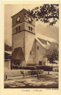 CPA - SAMOENS - L'EGLISE (PARFAIT ETAT) - Samoëns