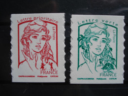 1214 Et 1215 Marianne De Ciappa Et Kawena De 2016 Neufs  ****** - Used Stamps