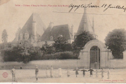 YO 17-(36) CHATEAU D'AZAY LE FERRON ( VUE  DE LA ROUTE ) - ANIMATION - ENFANTS FAISANT UNE CHAINE - PHOT. TANCHOU ,CLION - Other & Unclassified