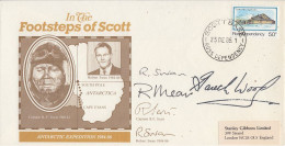 Ross Dependency Antarctic Expedition 1984/1986 "In The Footsteps Of Scott" Cover Ca Scott Base 23 DEC 1985 (GS197) - Brieven En Documenten