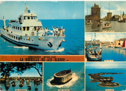 Navigation Sailing Vessels & Boats Themed Postcard La Rochelle Aix Oleron - Voiliers