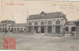 YO 24-(41) BLOIS - LA GARE - ANIMATION - 2 SCANS - Blois