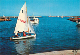 Navigation Sailing Vessels & Boats Themed Postcard Marseille Beach Herault Sail Boat - Voiliers