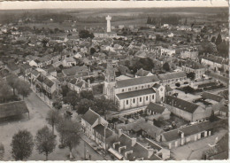 YO 24-(41) LAMOTTE BEUVRON - L' EGLISE - VUE AERIENNE  - 2 SCANS - Lamotte Beuvron