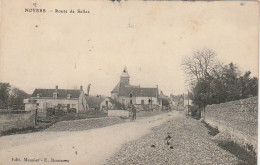 YO 24-(41) NOYERS - ROUTE DE SELLES - EGLISE - 2 SCANS - Noyers Sur Cher