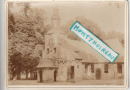 VP : JL : Calvados : HONFLEUR : Genre Photo Sur  Carton 18 Par 13 Cm ( Dos Haut )  église  Notre Dame D E Grace - Unclassified