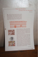 Hotel Des Chevaliers - Toulouse : Collection Historique Du Timbre Poste Français (2001) 1e JOUR - Denkmäler