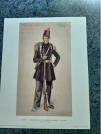 AFFICHE  - DESSIN   -   MAHUT  -  4em REGIMENT D 'INFANTERIE DE MARINE    -  1854- 1869 - Plakate