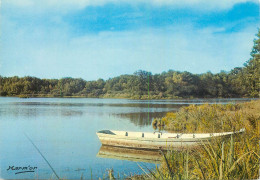 Navigation Sailing Vessels & Boats Themed Postcard Forest Lake Boat - Voiliers