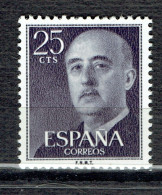 Série Courante : Général Francisco Franco - Ongebruikt