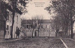 XU Nw-(54) NEUVES MAISONS - RUE DE LA POSTE - ECOLE DE FILLES - ANIMATION - Neuves Maisons