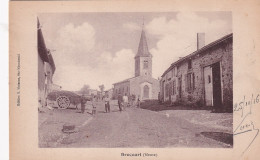 XU Nw-(55) BROCOURT - L' EGLISE - ANIMATION - SOLDATS - Sonstige & Ohne Zuordnung