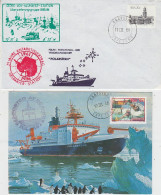 South Africa MS Polarstern Ca G. Van Neumayer  Cover + Postcard Ca Cape Town 17.3.1986 (GS199) - Polar Ships & Icebreakers