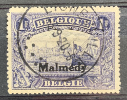 België, 1920, OC75, Gestempeld LIGNEUVILLE, OBP 19€ - OC55/105 Eupen & Malmédy