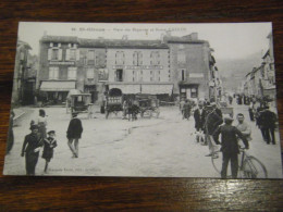 CPA - St Saint Girons (09) - Place Des Esquives - Route D'Aulus - Animation - 1910 - SUP (HV 55) - Saint Girons