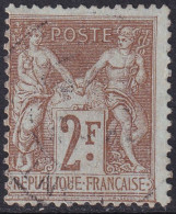 France 1900 Sc 108 Yt 105 Used Perf Damage At Top - 1898-1900 Sage (Type III)