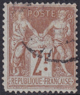 France 1900 Sc 108 Yt 105 Used - 1898-1900 Sage (Tipo III)