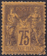France 1890 Sc 102 Yt 99 Used Some Damaged Perfs - 1876-1898 Sage (Tipo II)