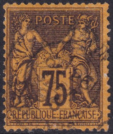 France 1890 Sc 102 Yt 99 Used - 1876-1898 Sage (Tipo II)