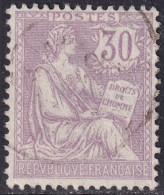 France 1902 Sc 137 Yt 128 Used - 1900-02 Mouchon
