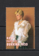BURKINA FASO  N° 1050    NEUF SANS CHARNIERE  COTE  2.50€  LADY DIANA PRINCESSE DE GALLES - Burkina Faso (1984-...)