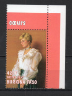 BURKINA FASO  N° 1050    NEUF SANS CHARNIERE  COTE  2.50€  LADY DIANA PRINCESSE DE GALLES - Burkina Faso (1984-...)