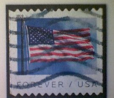 United States, Scott #5343, Used(o) Coil, 2019, Flag Definitive, (55¢) - Usados