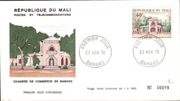 MALI FDC 1970 CHAMBRE DE COMMERCE DE BAMAKO - Mali (1959-...)