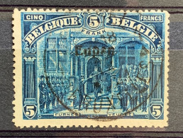 België, 1920, OC99, Gestempeld BRUSSEL, Met Valse Opdruk EUPEN Bovenaan - OC55/105 Eupen & Malmédy