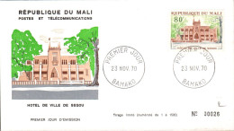 MALI FDC 1970 HOTEL DE VILLE DE SEGOU - Mali (1959-...)