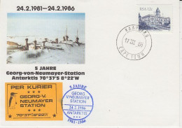 South Africa 5 Jahre Georg Von Neumayer Station Ca Cape Town"  17.3.1986 (GS201) - Onderzoeksstations