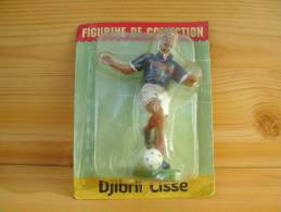 Figurine Starlux Metal Joueur Football 1998  "  Djibril Cisse   "  N° 31 - Starlux